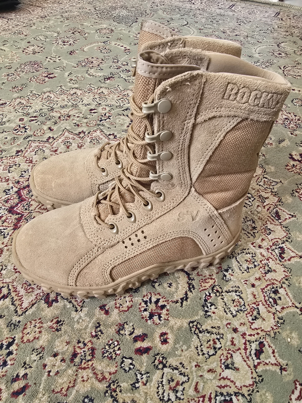 Rocky Desert Tan Lace-Up Women's Tactical Boots